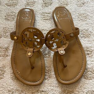 Tory Burch Miller Patent Leather Sandals